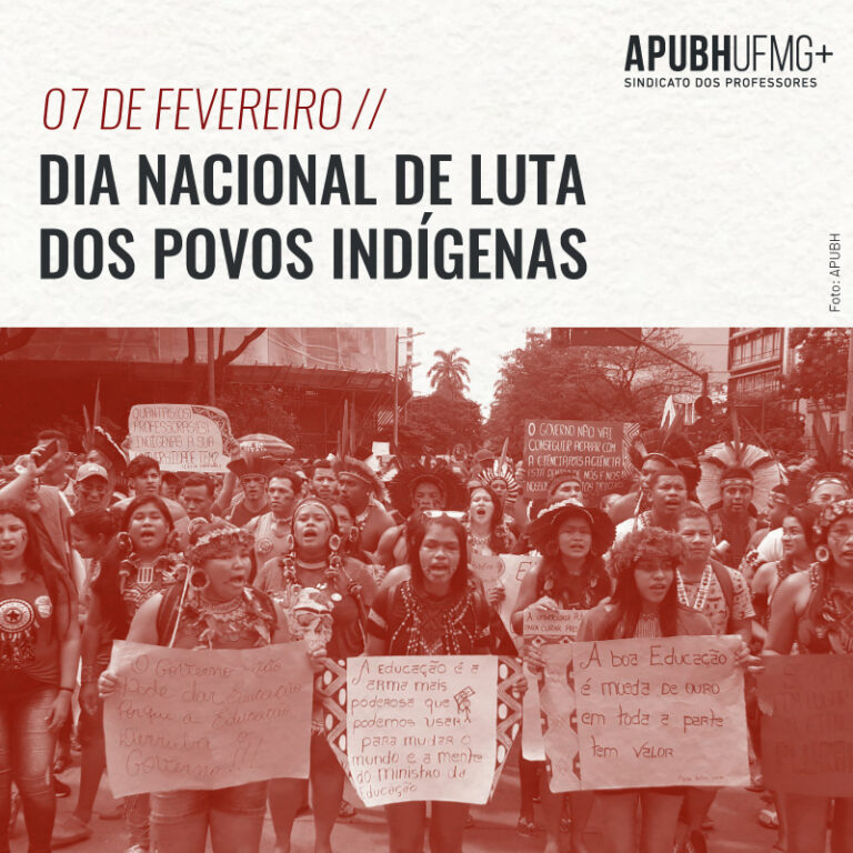 07 DE FEVEREIRO DIA NACIONAL DE LUTA DOS POVOS INDÍGENAS